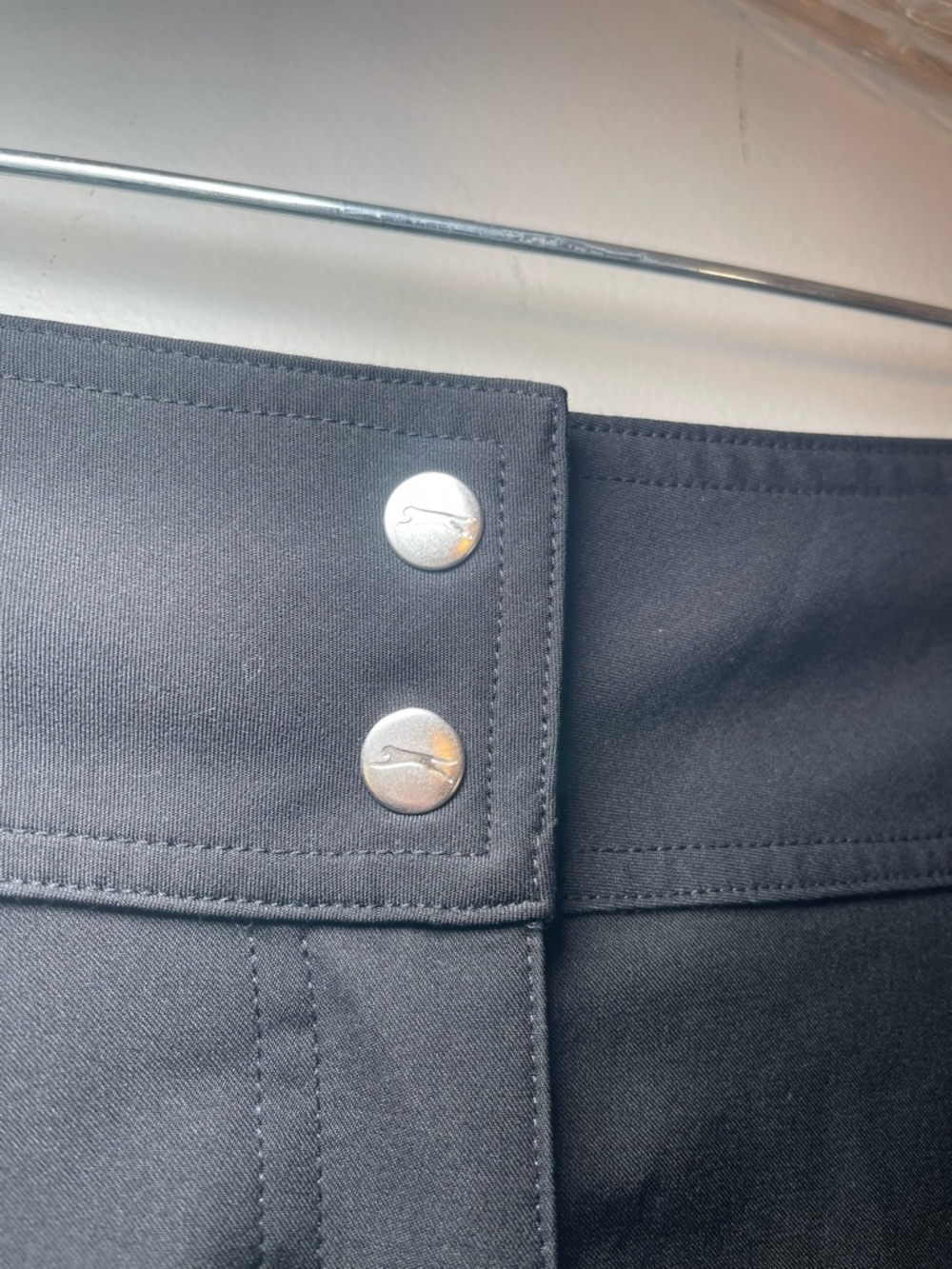 Slazenger Black High-Waist Performance Shorts - Picture 3 of 7